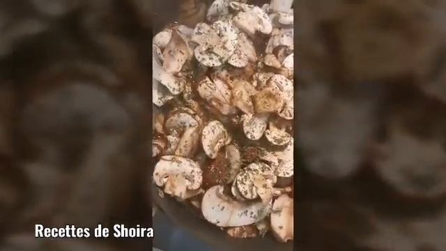Шампиньоны со шпинатом. смотреть онлайн