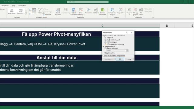 Excel - Power Pivot - En introduktion смотреть онлайн