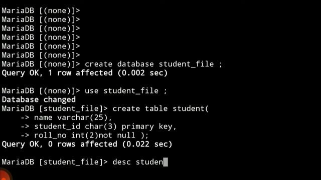 SQL Queries || How to create table in data base || insert values in table Command. смотреть онлайн