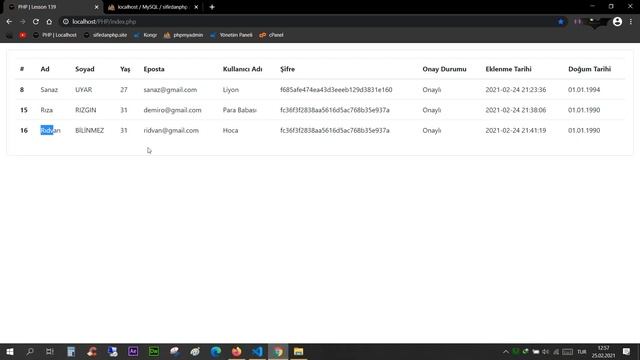 PHP Ders 139 SQL WHERE, LIMIT, LIKE and IN Komutları смотреть онлайн