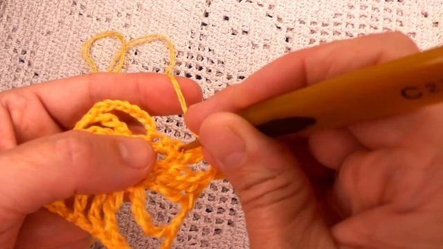 МОТИВ -Желтый квадрат - , вязание КРЮчКОМ , crochet pattern ( №178) смотреть онлайн