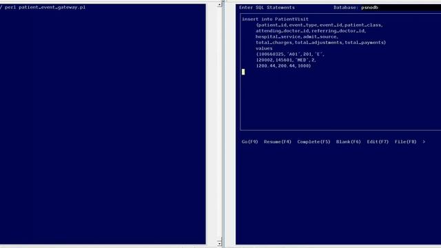dbevent - turn SQL into HL7 with perl and database rules смотреть онлайн