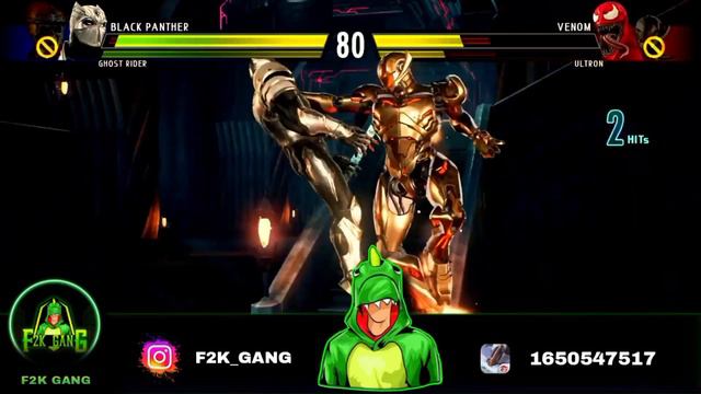 Ghost Rider And Black Panther VS Venom and Ultron 😱 MARVEL VS. CAPCOM INFINITE #gaming #viral смотреть онлайн