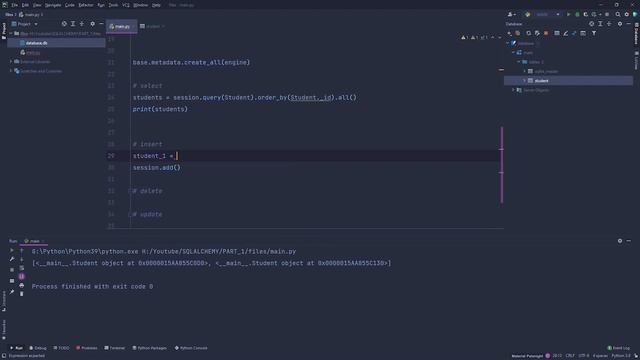 قسمت دوم آموزش sqlAlchemy (Insert, Update, Delete, Select) смотреть онлайн