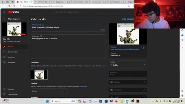 FNAF 3 more like FNAF I beat it good смотреть онлайн