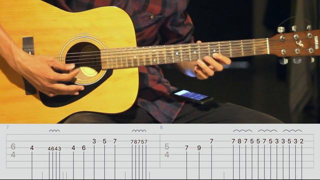 hotel California - [ Full Acoustic Guitar SOLO TAB! ] смотреть онлайн