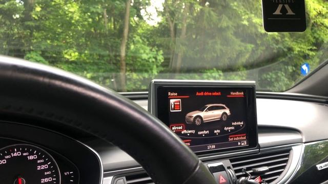 Audi A6 C7 allroad 3.0 BiTDI (320 hp) ADAPTIVE AIR SUSPENSION - How high the ground clearance is? смотреть онлайн
