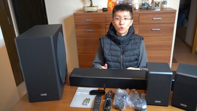 [4K][中文字幕] Samsung Harman Kardon 7.1.4 Dolby Atmos Soundbar HW-Q90R | Unboxing | 三星回音壁音響HW-Q90R | 開 смотреть онлайн