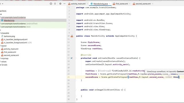 Transition Animation in Android Application | 29 | Android Development Tutorial for Beginners смотреть онлайн