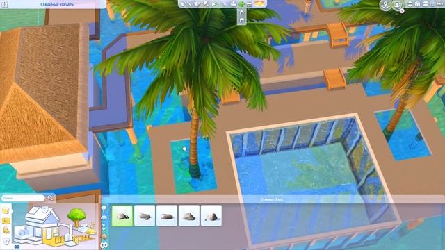 РАЙСКОЕ НАСЛАЖДЕНИЕ - Учимся Строить Вместе | The Sims 4 Строительство смотреть онлайн