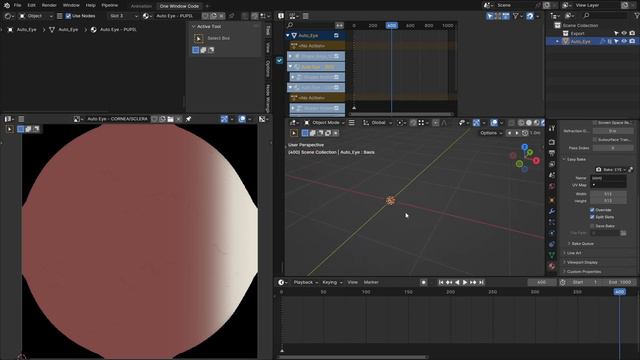 Baking Auto Eye - Easy Bake 2 - Blender Addon смотреть онлайн