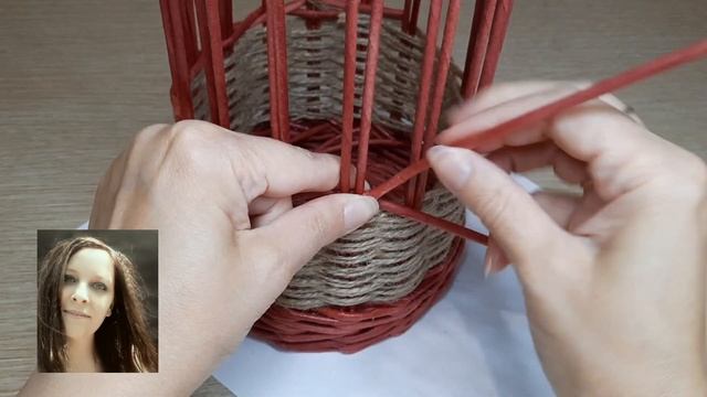 ШКАТУЛКА с элементами джутовой верёвки из бумажных трубочек смотреть онлайн