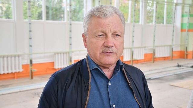 Ремонт спортивного зала — подарок для всех школьников города, которые будут к нам приходить смотреть онлайн