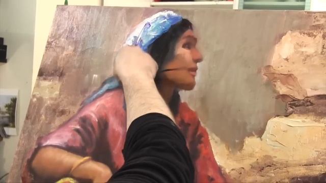 Пишем цыганку, научиться писать женский образ, мало, картина на заказ, уроки Сахарова смотреть онлайн