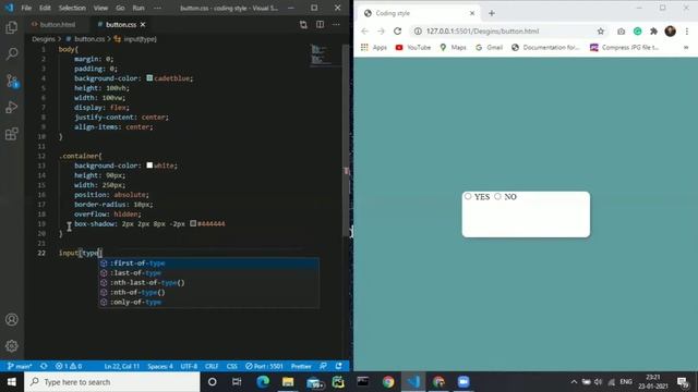stylish Custom radio button designing by html and css | CODING STYLE. смотреть онлайн