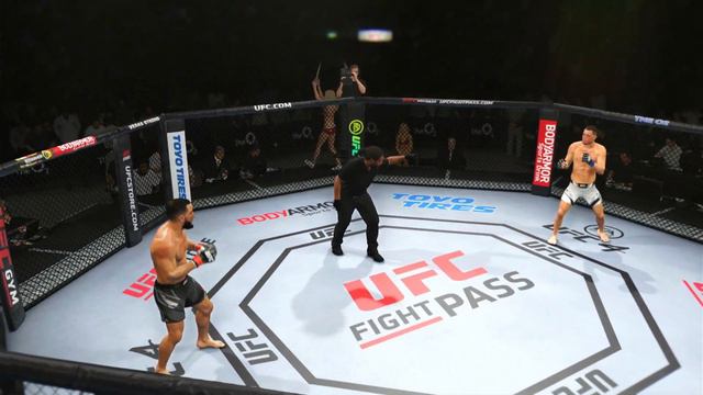 Belal Muhammad vs Nate Diaz CPU vs CPU UFC 4 смотреть онлайн