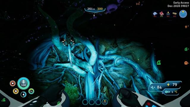 Subnautica Below Zero Spikey Trap eat's Lily Paddler смотреть онлайн