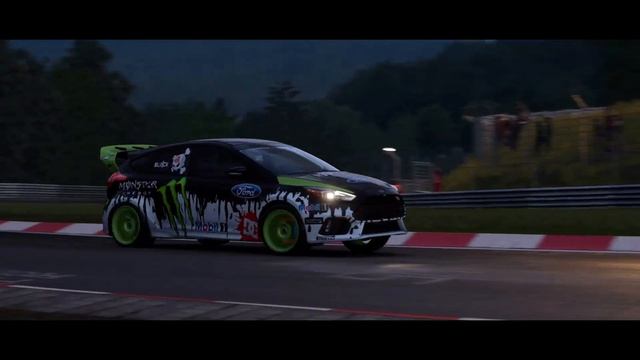 Ford Focus RS '18 (V8-Ford-GT-LM-Test) - Nürburgring смотреть онлайн