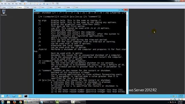 Shutdown : Allows To Shut Down Or Restart A Local Or Remote Computer