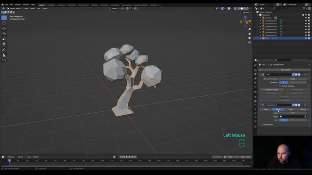 Blender Low Poly Animated Tree Tutorial | Polygon Runway смотреть онлайн