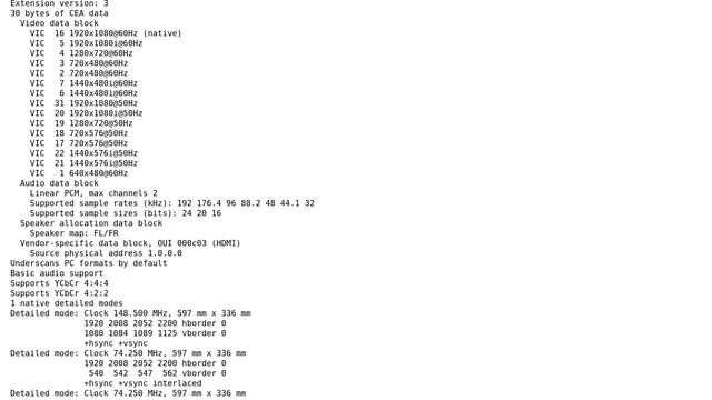 Unix & Linux: How to force HDMI audio (intel card) to be enabled despite receiving broken EDID? смотреть онлайн