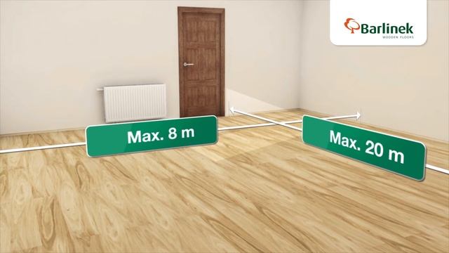 ASAMBLARE PARCHET BARLINEK PE SISTEMUL DE INCALZIRE PRIN  PARDOSEALA