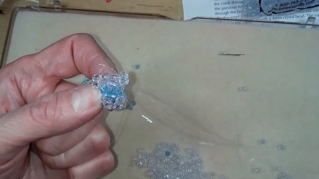 Beaded light up Bell Christmas Ornament tutorial part 1 смотреть онлайн