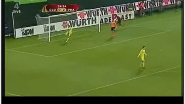 Лига Европы 2009 10 Клуж 1 2 Спарта Траоре Ласина