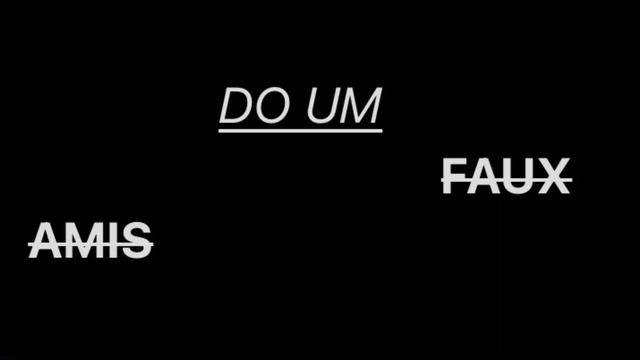 DOUM - FAUX AMIS смотреть онлайн