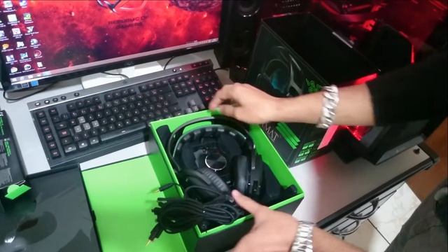 Headset Razer Tiamat 7.1 Real Unboxing Brasileiro смотреть онлайн