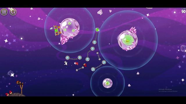 Angry Birds Space PC Version 1.6.0 Cosmic Crystals Levels 1-10 & Eggsteroid смотреть онлайн