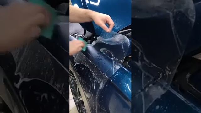 Полная оклейка #geelymonjaro матовой гибридной пленкой #детейлингмосква #geelycoolray смотреть онлайн