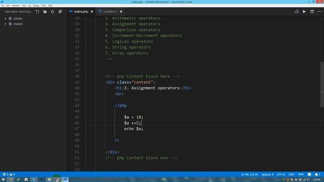 PHP Fundamentals Bangla Tutorial Part-12 (Assignment Operators) смотреть онлайн