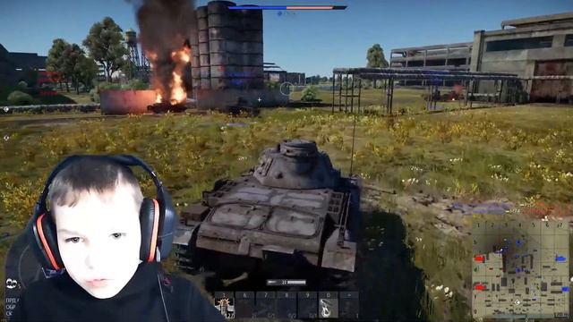 ПЕРВЫЙ РАЗ На Танке War Thunder прохождение на ПК смотреть онлайн