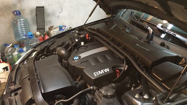 Первый  пуск Bmw N47 после замены цепей