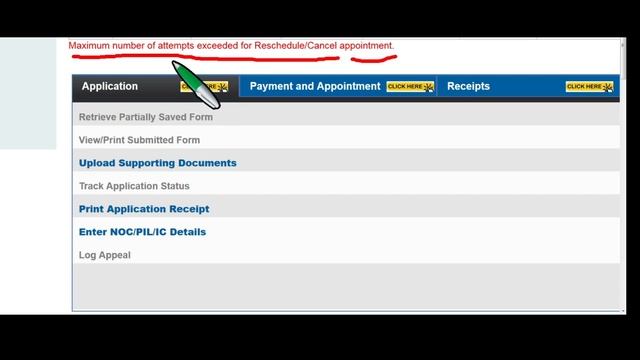 Maximum number of attempts exceeded for Reschedule/Cancel appointment || How to Solve ? || Passport смотреть онлайн
