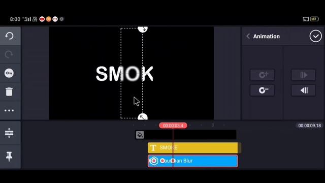How to Make Smoke Text Reveal Animation intro in Kinemaster in Hindi смотреть онлайн