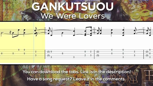 Gankutsuou OP - We Were Lovers Guitar Tutorial [TABS] (Fingerstyle) смотреть онлайн