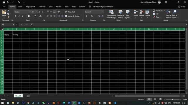 How to Turn Microsoft Excel Black Background White Text ? смотреть онлайн