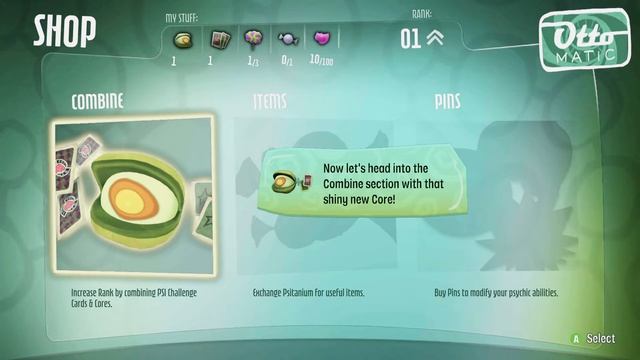 Psychonauts 2 - The Motherlobe Part 1: Psi Challenge Card Otto Matic: Combine Core & Cards Tutorial смотреть онлайн