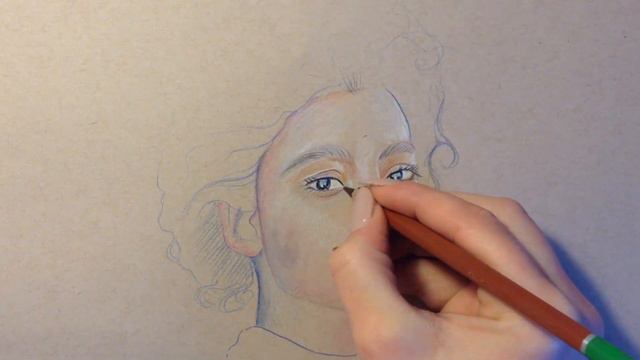 How to Draw a Mixed Media Portrait on Toned Paper смотреть онлайн