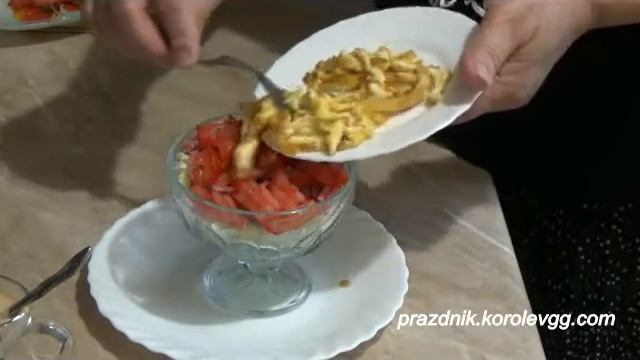Салат Дамский каприз вкусные праздничные салаты на день рождения юбилей смотреть онлайн