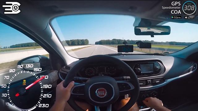 2018 Fiat Tipo | TOP SPEED on German Autobahn✔ смотреть онлайн