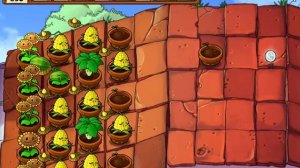 Растения против Зомби (Крыша день) 5-9 уровень
