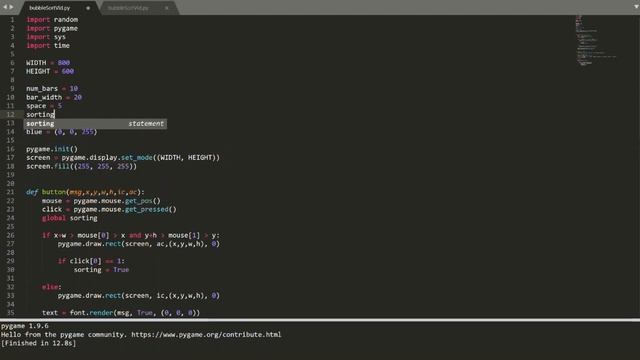 Coding Tidbit | Visualizing Bubble Sort in Python смотреть онлайн