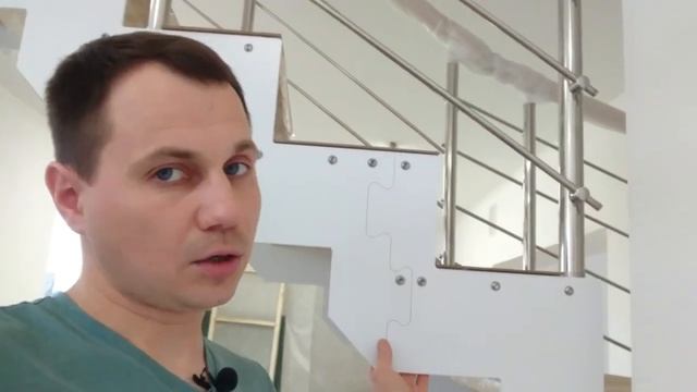 Лестница на металлокаркасе