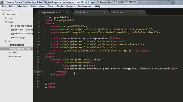 Curso Twitter Bootstrap: Criando um Layout com Bootstrap #12 смотреть онлайн