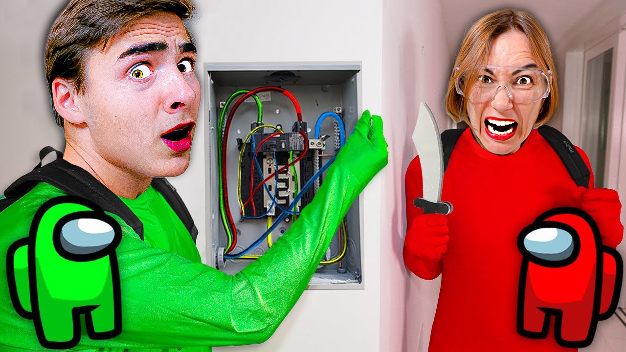 Игра Among Us В Реальной Жизни (IQ Предателя 999) смотреть онлайн