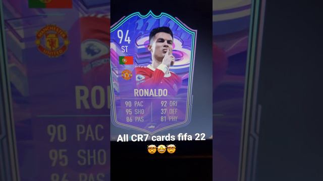 All Cristiano Ronaldo card’s in fifa 22 смотреть онлайн
