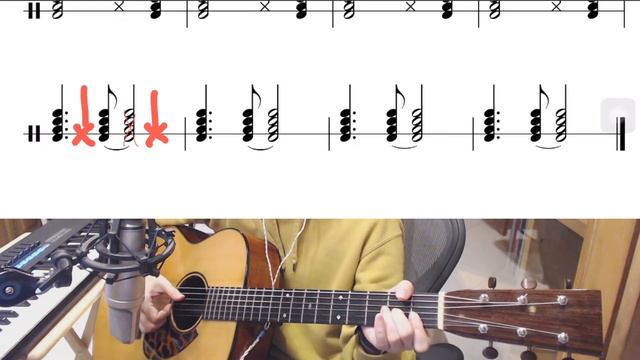 Rhythm training (Block chord)C-Am-Dm-G7-C смотреть онлайн